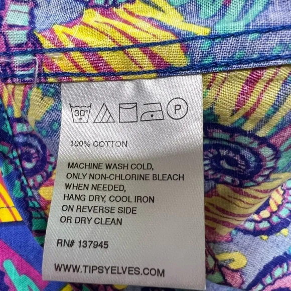 Tipsy Elves Wild Seahorse Print button-up shirt - Picture 3 of 9